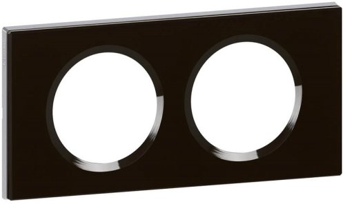 Рамка универсальная Legrand Celiane Corian 2-м. стекло смальта графит картинка